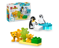 LEGO DUPLO 10442 Rodziny dzikich zwierząt pingwiny i lwy - 1299016 - zdjęcie 2